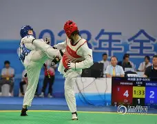 瓯越猛虎队火力全开中原猛虎队,跆拳道常规赛上演耐力碾压对手!边路成突破口 瓯越猛虎队火力全开中原猛虎队,跆拳道常规赛上演耐力碾压对手!边路成突破口